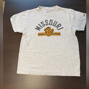 Missouri MIZZOU Gray T-Shirt with Tiger Logo